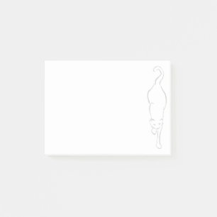 Notas Post-it® Descendente gato