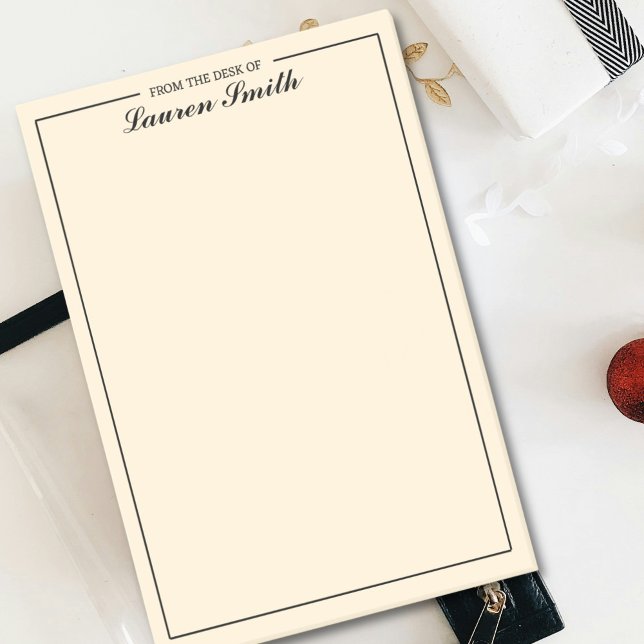 Notas Post-it® Desde El Escritorio De La Elegante Crema Minimalis (Subido por el creador)