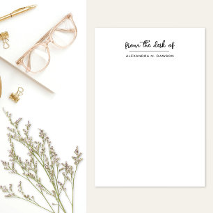 Notas Post-it® Desde El Escritorio Del Nombre De Script Personali