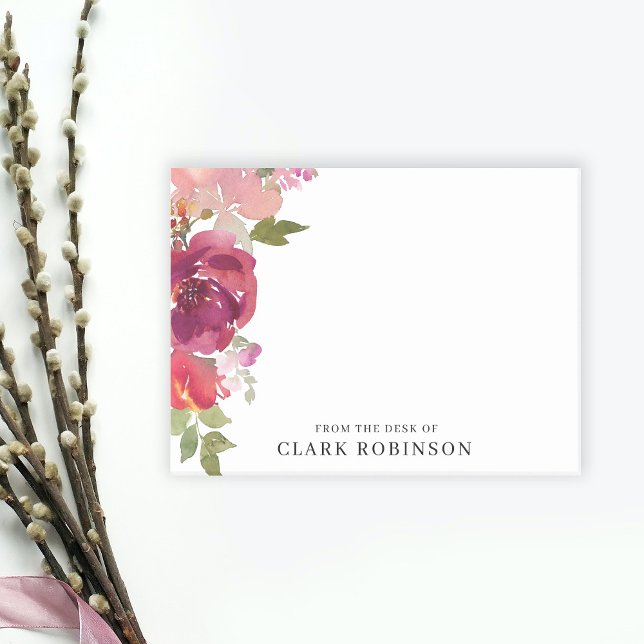 Notas Post-it® Desde El Escritorio Del Romántico Bouquet De Acuar (Subido por el creador)