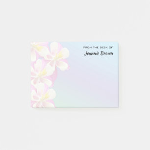 Notas Post-it® Desde el mostrador de hermosas flores de Columbine