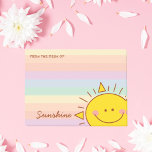 Notas Post-it® Desde la mesa de un lindo pequeño arcoiris<br><div class="desc">De la mesa de Cute Little Rainbow Sunshine Post-it Notes</div>