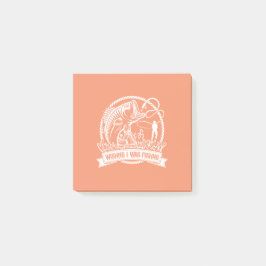 Notas Post-it® Desearía Estar Pescando