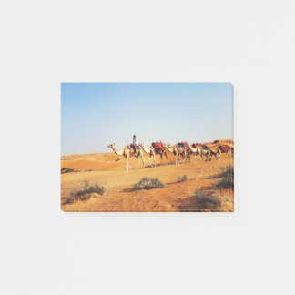 Notas Post-it® Desértico y camellos de Dubai