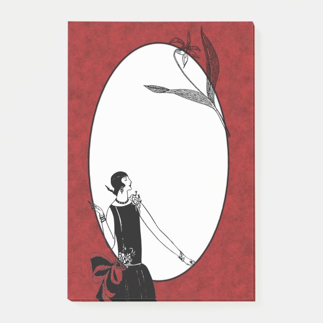 Notas Post-it® desfile de moda de los años 20 (Anverso)