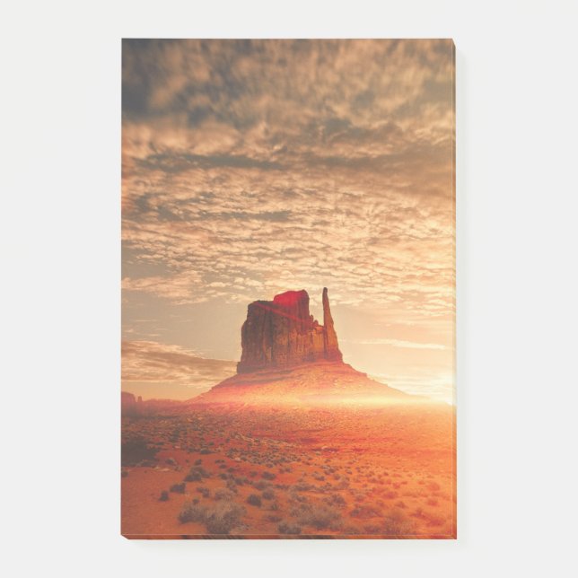 Notas Post-it® desierto americano al amanecer (Anverso)