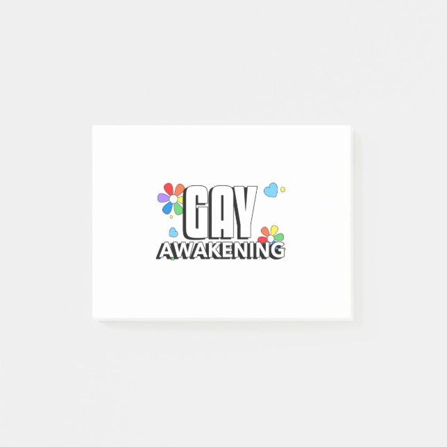 Notas Post-it® Despertar gay (Anverso)