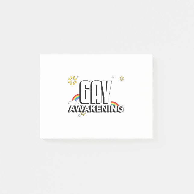 Notas Post-it® Despertar gay (Anverso)