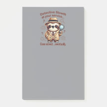 "Detective Sloth" Sloth Private Eye