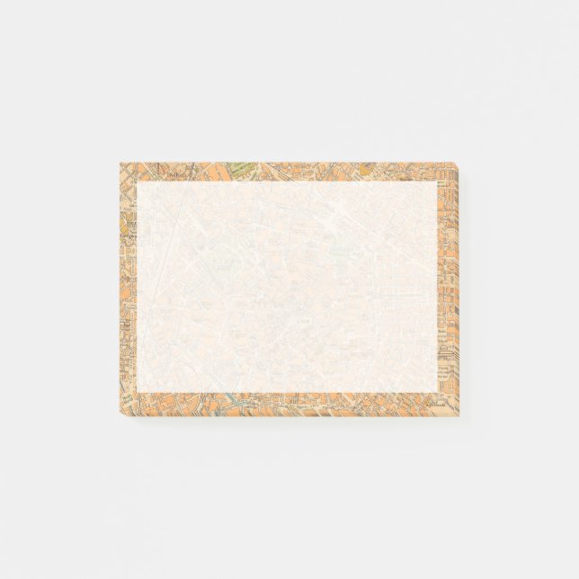 Notas Post-it® Di Milano - mapa de Pianta de Milano, Italia (Anverso)