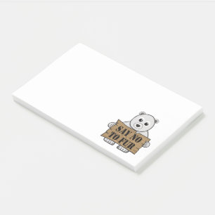 Notas Post-it® Di no a la Pista