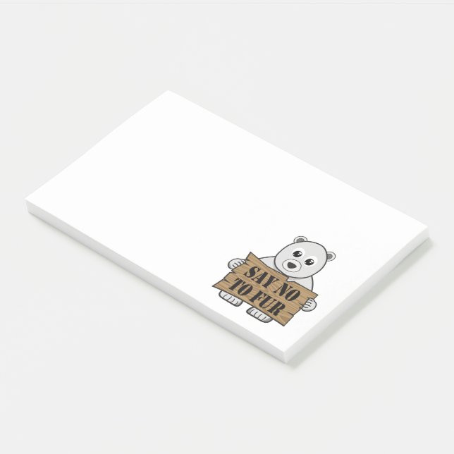 Notas Post-it® Di no a la Pista (En perspectiva)