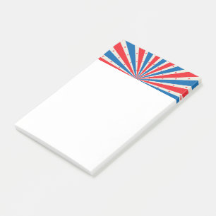 Notas Post-it® Día de la Independencia Estrellas y Barras