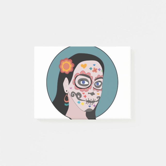 Notas Post-it® Día de los Muertos (Anverso)