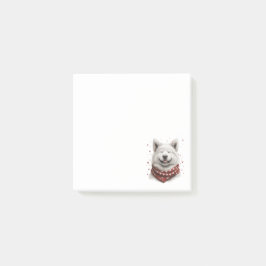 Notas Post-it® Día de San Valentín Perro Samoyedo