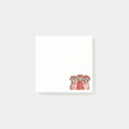 Notas Post-it® Día de San Valentín Shih Tzu Dogs