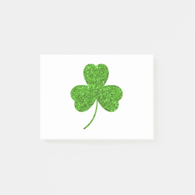 Notas Post-it® Día de Shamrock St. Patrick (Anverso)