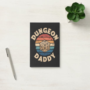 Notas Post-it® Día del Padre Dungeon Daddy