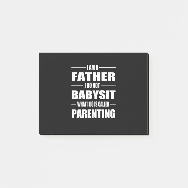 Notas Post-it® Día del padre | Soy Padre (Anverso)
