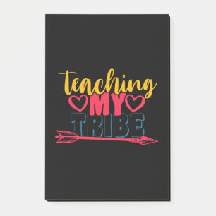 Notas Post-it® Día del profesor enseñando mi tribu