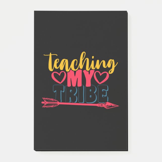 Notas Post-it® Día del profesor enseñando mi tribu (Anverso)