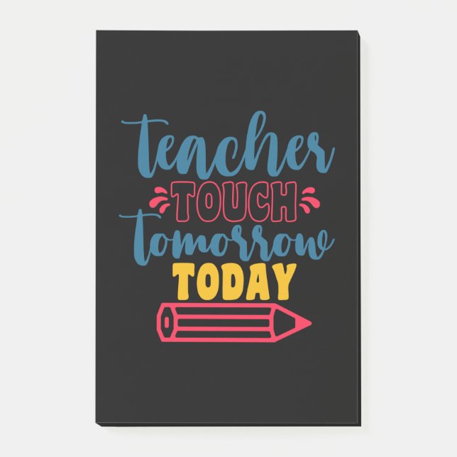 Notas Post-it® Día del profesor tocan hoy (Anverso)