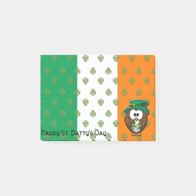 Notas Post-it® Día del St. Patty (Anverso)