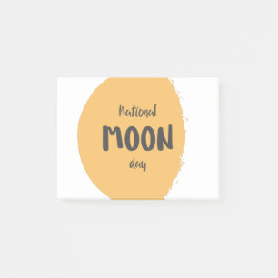 Notas Post-it® Día Nacional de la Luna