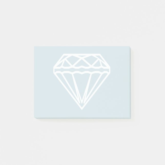 Notas Post-it® Diamante (Anverso)