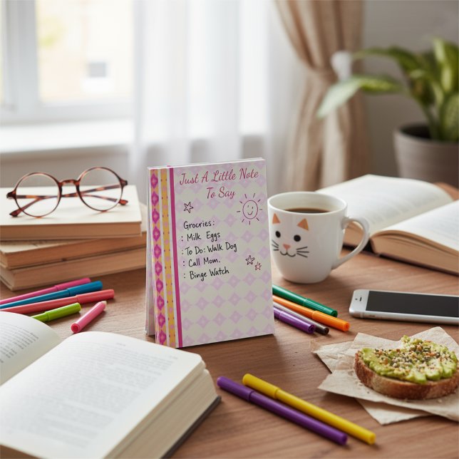 Notas Post-it® Diamantes Pintados de Rosa y Amarillo (Just a little note to say… you need this cutie.)