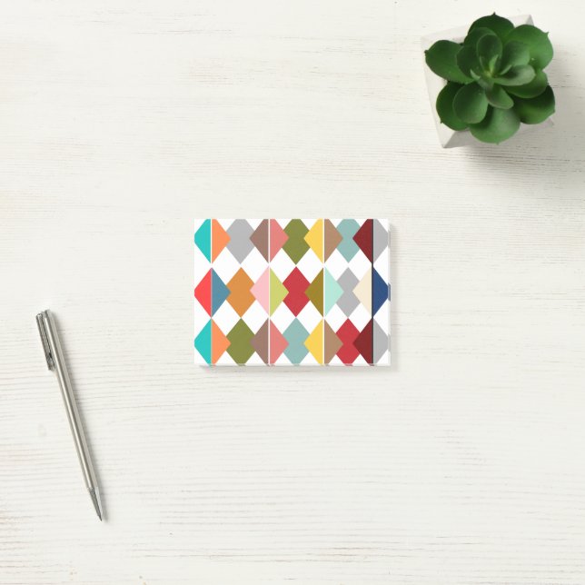 Notas Post-it® Diamond Quilt (Oficina)