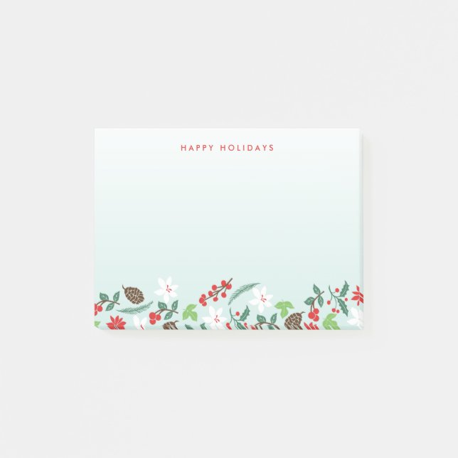 Notas Post-it® Días de fiesta elegantes retros modernos del (Anverso)