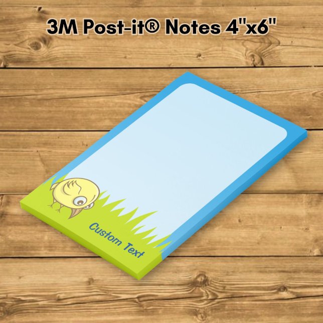 Notas Post-it® Dibujo Animado de Pájaro Amarillo (Subido por el creador)
