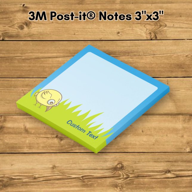 Notas Post-it® Dibujo Animado de Pájaro Amarillo (Subido por el creador)