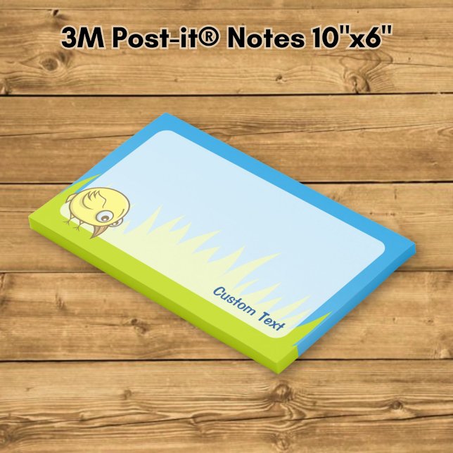 Notas Post-it® Dibujo Animado de Pájaro Amarillo (Subido por el creador)