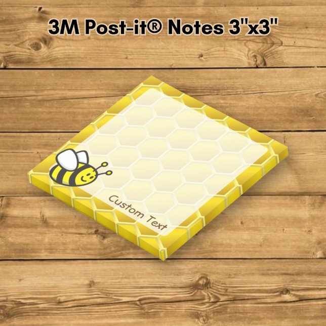 Notas Post-it® Dibujo de abeja melífera (Subido por el creador)