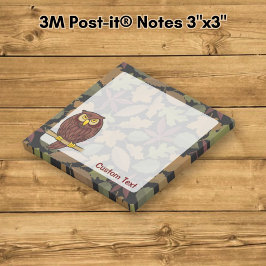 Notas Post-it® Dibujo de búho