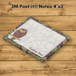 Notas Post-it® Dibujo de búho