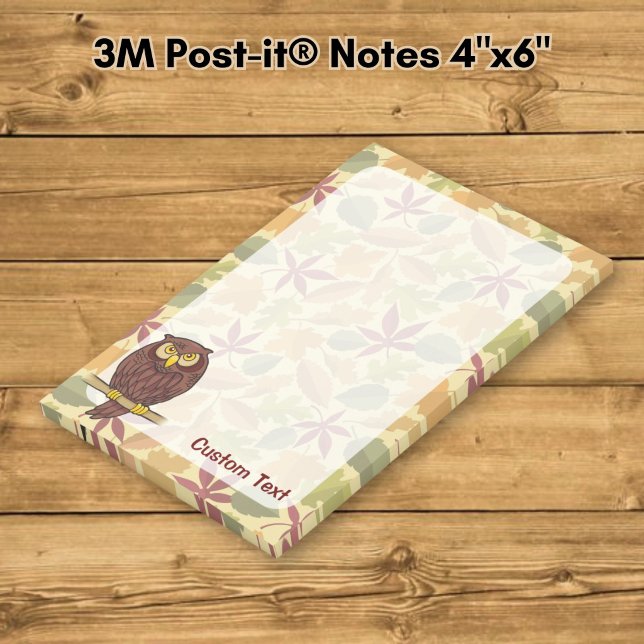 Notas Post-it® Dibujo de búho (Subido por el creador)