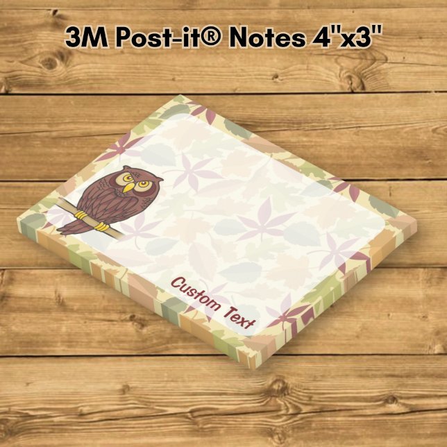 Notas Post-it® Dibujo de búho (Subido por el creador)