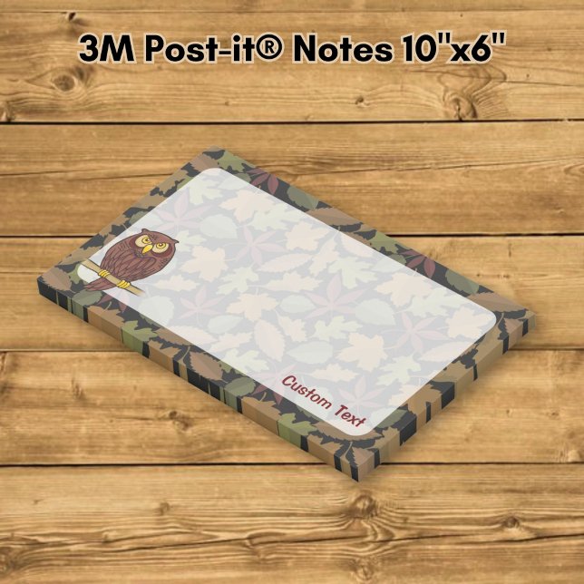Notas Post-it® Dibujo de búho (Subido por el creador)