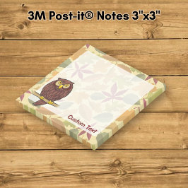 Notas Post-it® Dibujo de búho