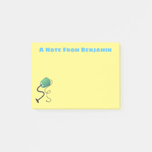 Notas Post-it® Dibujo divertido de una aspiradora linda
