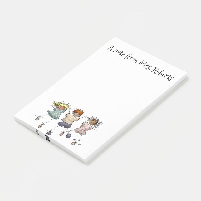 Notas Post-it® Dibujos animados lindos  (En perspectiva)