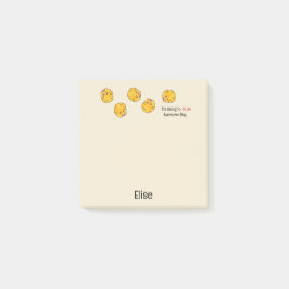 Notas Post-it® Dicho divertido de hámster de dibujos animados lin