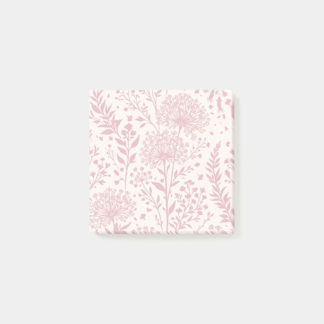 Notas Post-it® Diente de León Dulce Rosa Silenciada - Neutral (Anverso)