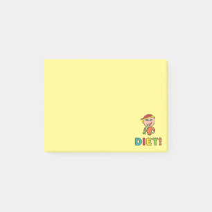 Notas Post-it® ¡Dieta divertida!