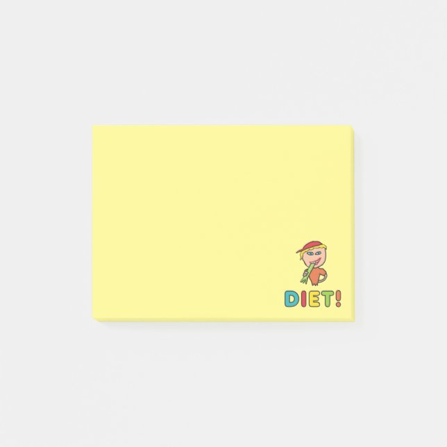 Notas Post-it® ¡Dieta divertida! (Anverso)