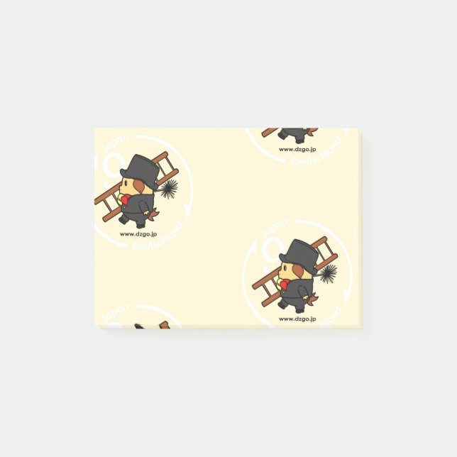 Notas Post-it® Digo como limpiachimeneas (Anverso)