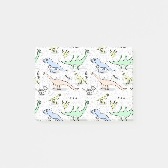 Notas Post-it® Dinos (Anverso)